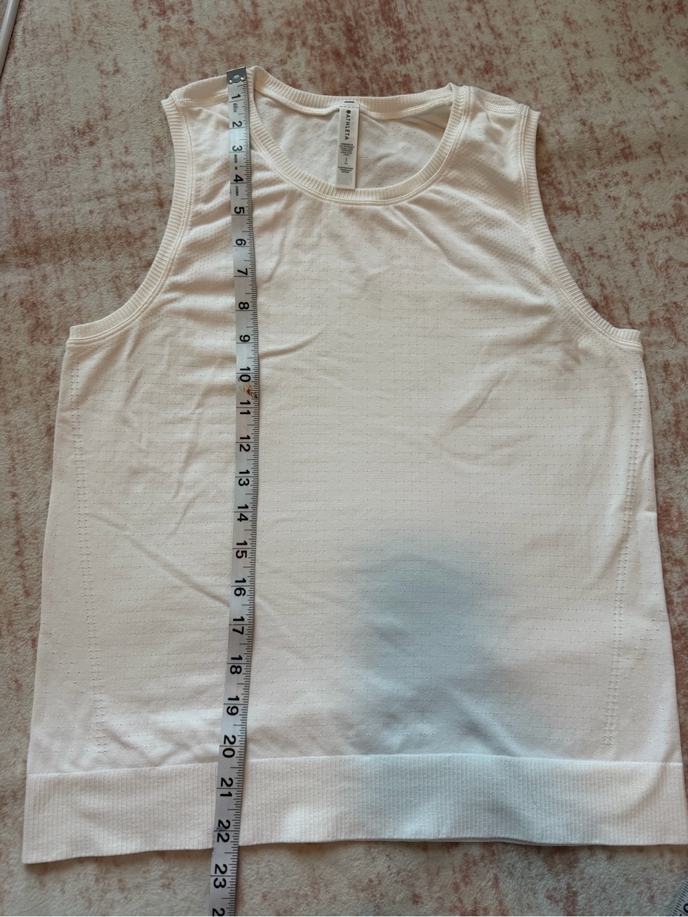 Athleta In Motion Seamless Tank Top White Size Small - Picture 5 of 7